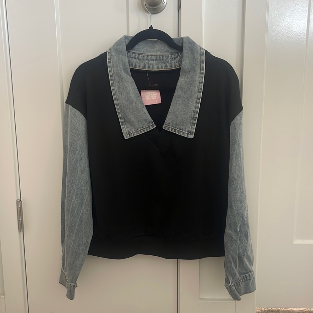 Denim/cotton shirt Size M